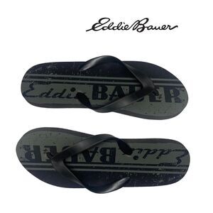 Eddie Bauer Men’s EB Logo Flip-Flops